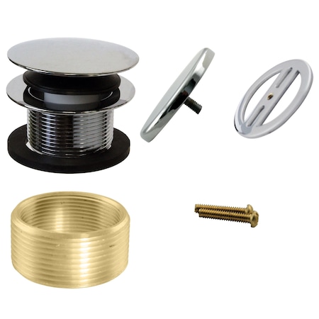 Westbrass Illusionary Overflow Universal Trim Kit in Polished Chrome D98HRK-26